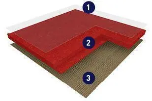 DLW Marmorette linoleum, Mandariinin oranssi