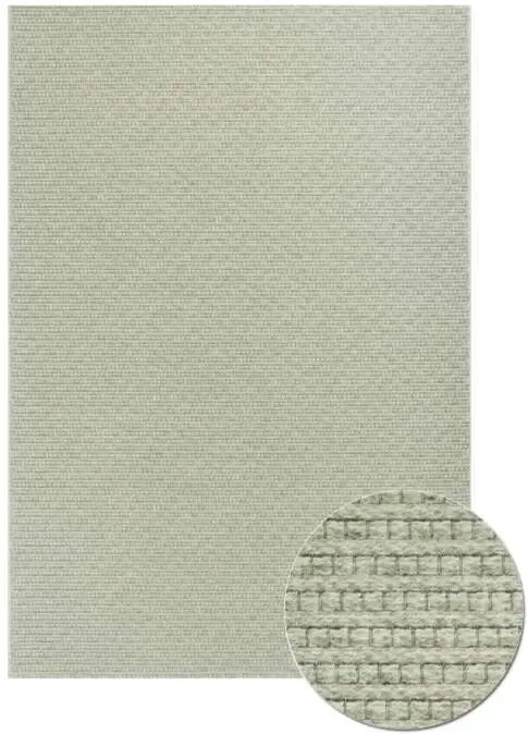 Kreatex - Ystad, vaaleanharmaa - REST 140X200 CM