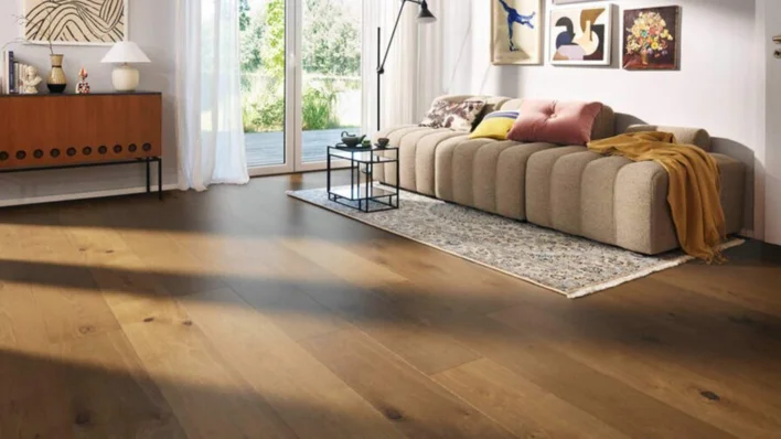 Haro lankkulattia - Afrikkalainen tammi Light invisible Universal harjattu nL+