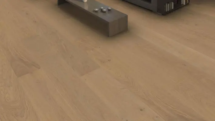 Haro lankkulattia - Tammi hiekkaharmaa Markant harjattu nD