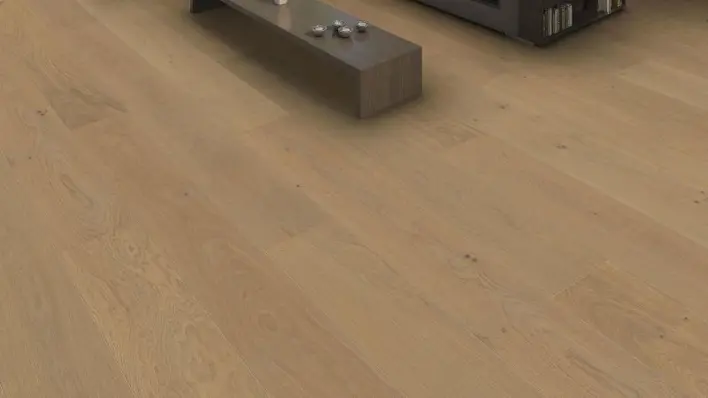 Haro lankkulattia - Tammi hiekanharmaa Markant harjattu n+