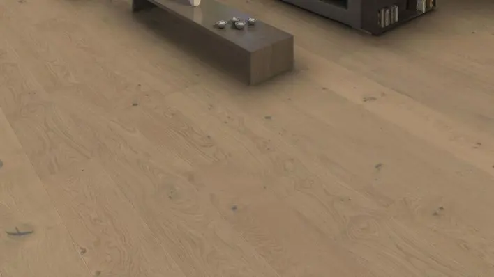 Haro lautalattia - Tammi hiekanharmaa Sauvage harjattu nD