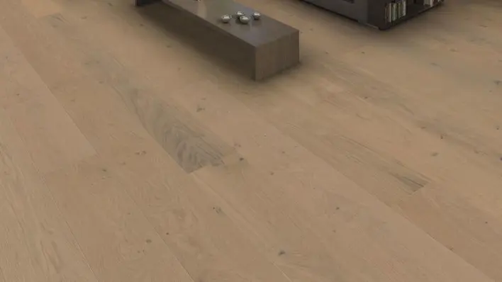 Haro lankkulattia - Tammi hiekanharmaa Sauvage harjattu nL+