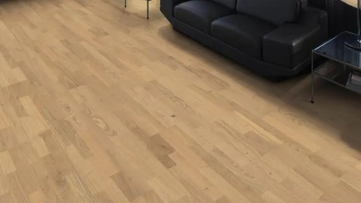 Haro parkettilattia - Tammi invisible Naturale harjattu nL+