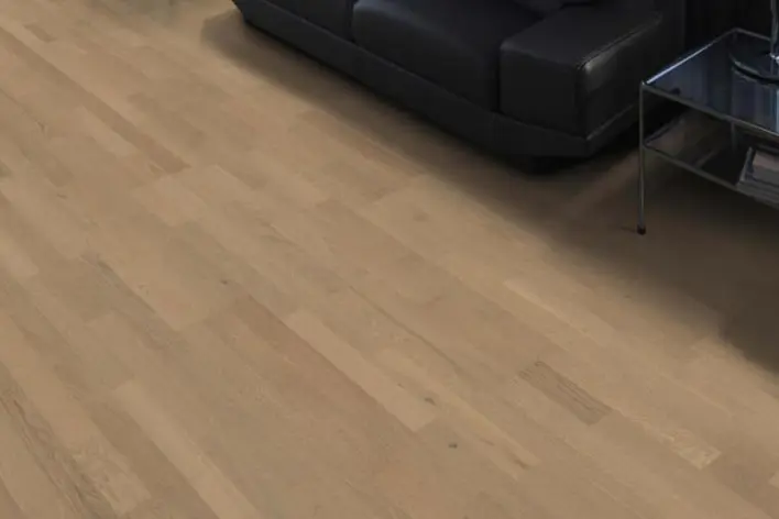 Haro parkettilattia - Tammi hiekkaharmaa Naturale harjattu nL+