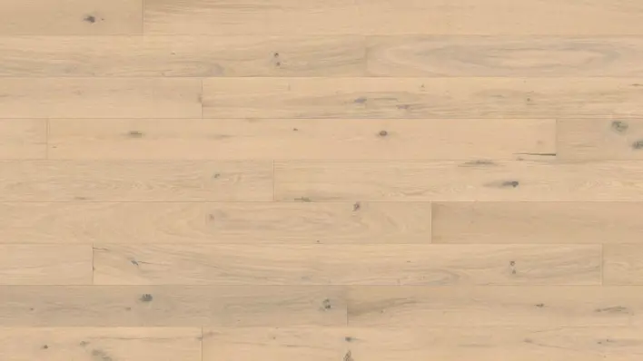 Stavparket-plankki Maxim - Tammi vaaleanvalkoinen Sauvage harjattu nD