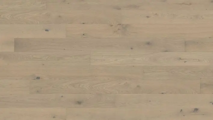 Stavparket-plankki Maxim - Tammi hiekanharmaa Sauvage harjattu nD