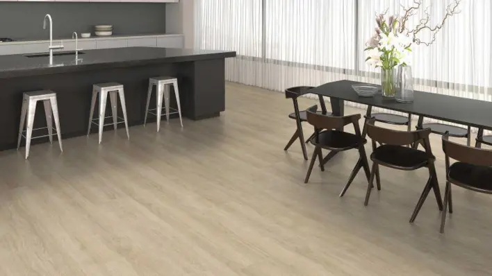 Haro laminaattilattia, Gran Via Aqua - Tammi Eleganza, kermanvalkoinen