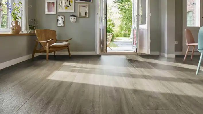 Haro laminaattilattia - Lankkulattia, Tammi Eleganza, Antiikkiharmaa