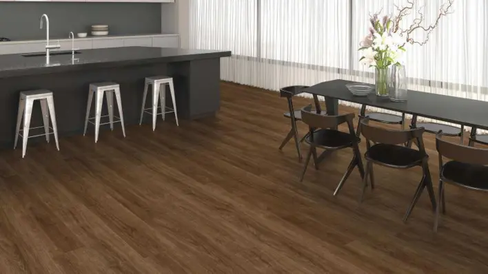 Haro laminaattilattia Aqua - Lankkulattia, Tammi Eleganza savustettu