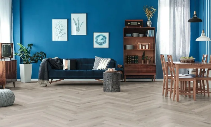 KT Sillinruoto laminaattilattia, Tammi Silver, Lankku