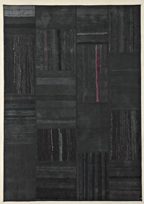 Vintage patchwork musta - JÄLJELLÄ 160X230 CM