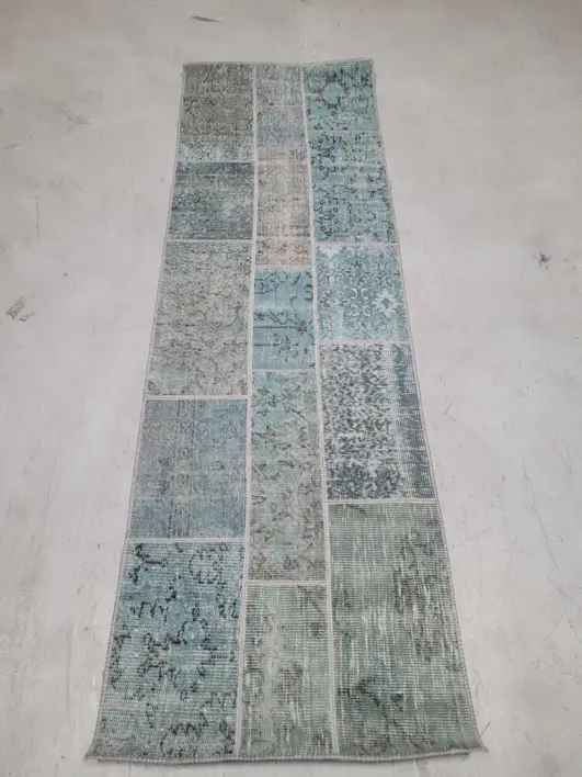 Alanya Patchwork - Sininen - REST 80X250 CM