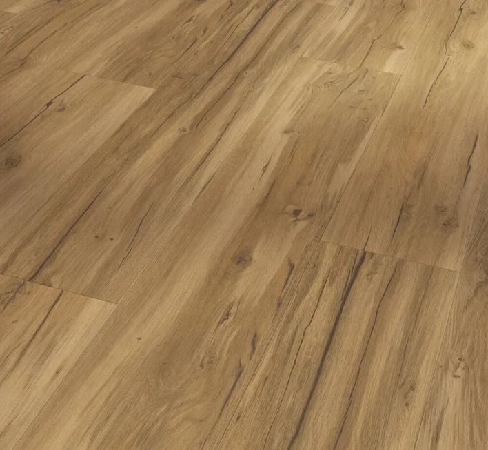 Parador vinyl Classic 2070 - Tammi Memory luonnollinen harjattu rakenne, lankku