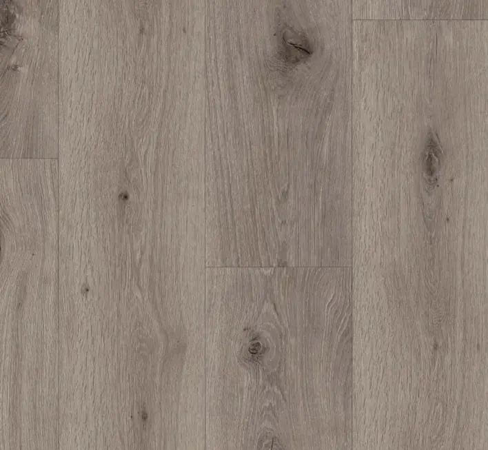 Parador vinyl Trendtime 8 - Tammi Imperial vaaleanharmaa, autenttinen rakenne, Leveä lankku