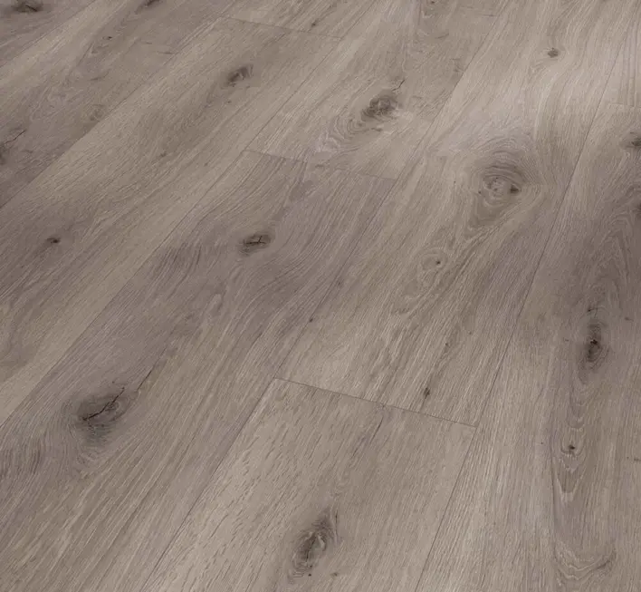 Parador vinyl Trendtime 8 - Tammi Imperial vaaleanharmaa, autenttinen rakenne, Leveä lankku