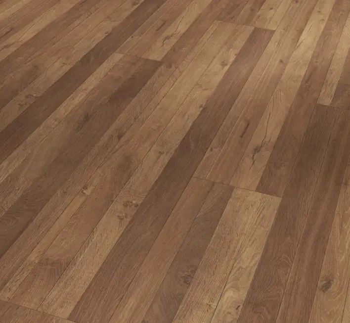 Parador Modular One - Tammi Linea antiikkipuurakenne, lankkuulkonäkö