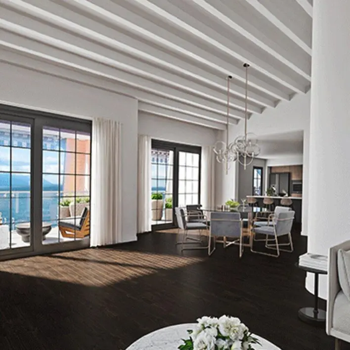 Wiking Nordlys Odin - Mänty Prima, harjattu lankkulattia 15x155 mm.