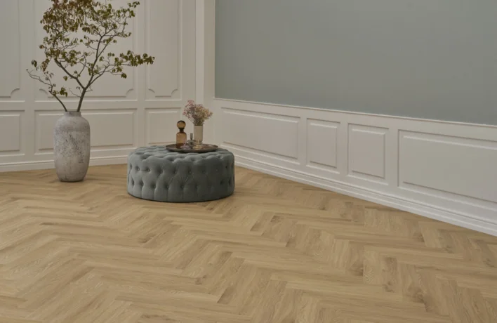 Timberman Novego vinyylilankku - kalasruoto Washed Oak - KAMPANJA