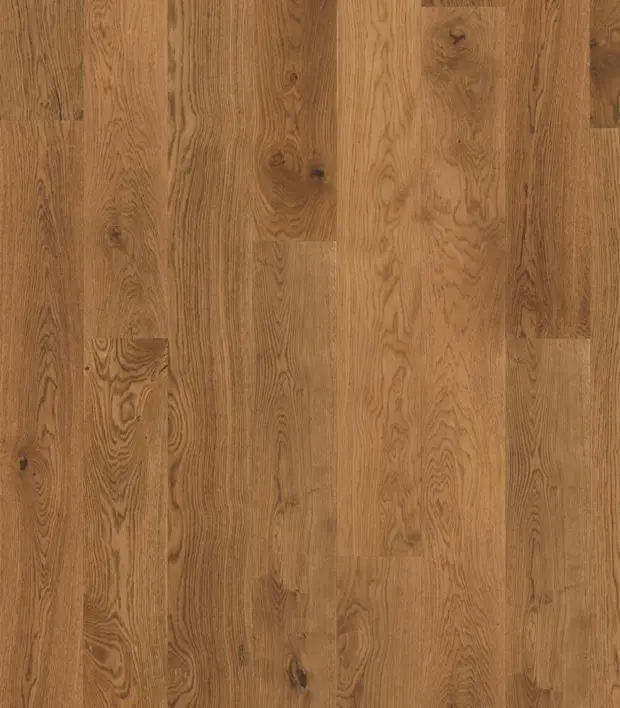 Tammi Plank Rustiikki, puoliksi savustettu, harjattu, mattalakkapinta, 2450 x 240 mm.