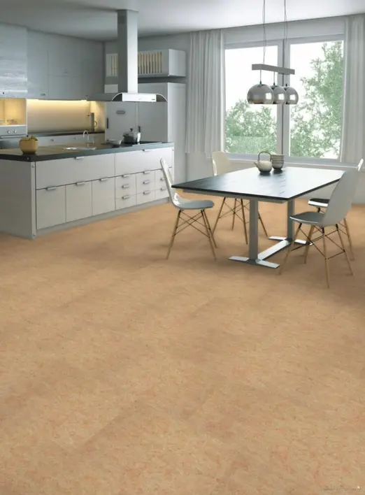 Ziro Lino-Click linoleumlaatta - Crema