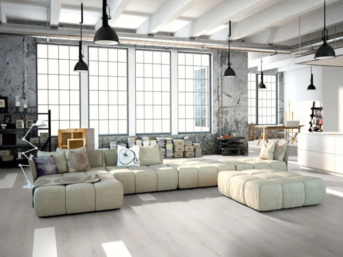 Kronotex Basic Trendline - Valkoinen tammi