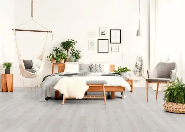 Kronotex Basic Trendline - Valkoinen tammi