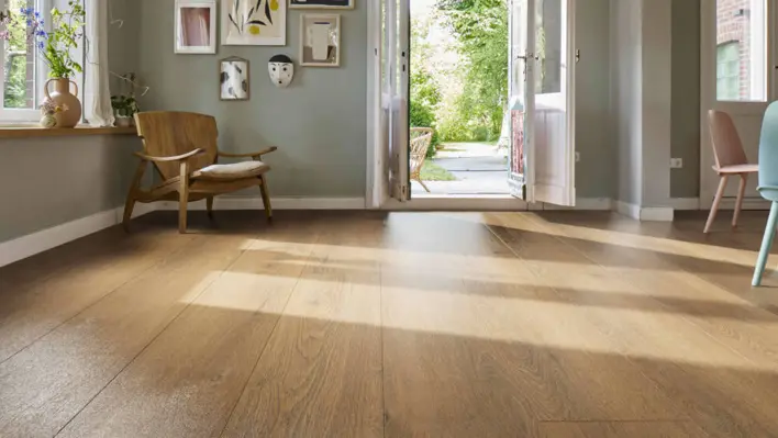 Haro laminaattilattia - Lankkulattia, tammi Flavia savustettu