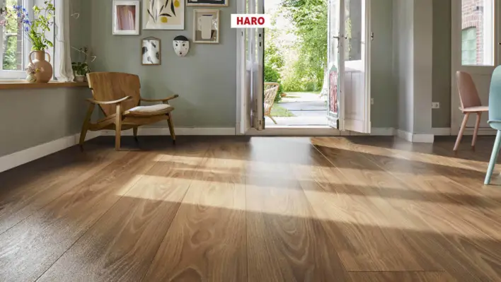 Haro laminaattilattia Aqua - lautalattia, Pähkinä Vario