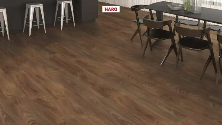 Haro laminaattilattia Aqua - lautalattia, Pähkinä Vario