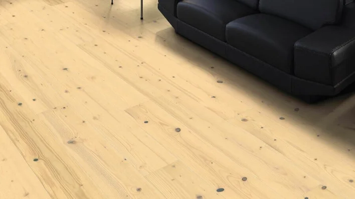 Haro lankkulattia - Jalokuusi vaaleanvalkoinen Universal harjattu nD