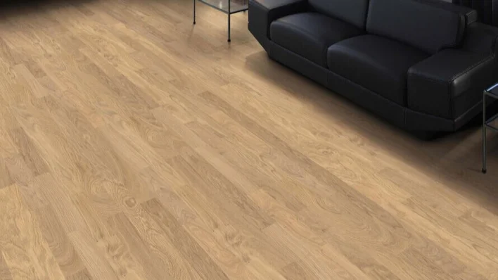 Kalanruotoparketti Allegro - tammi vaaleanvalkoinen Naturale harjattu nD