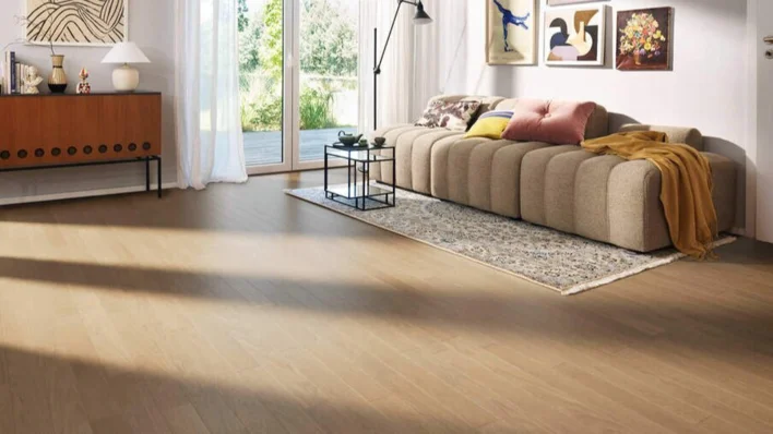 Classico-lauta - Tammi hiekanharmaa Trend harjattu nD