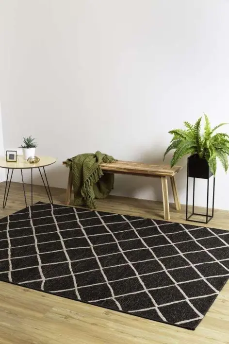 Devos, Floorlux Musta/Hopea - REST 160x230 cm.