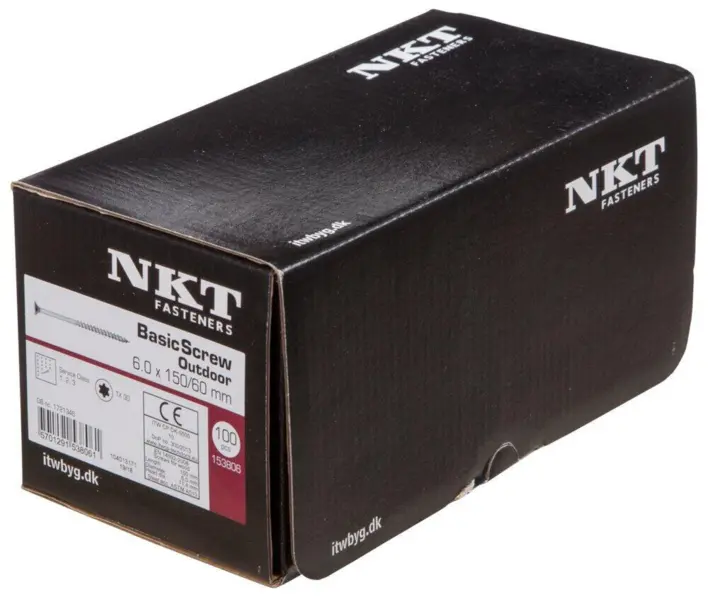 NKT Basic 6,0x150 mm. ruuvi