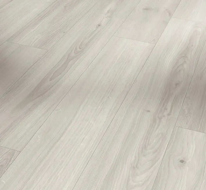 Parador Basic 400 - Tammi Studioline helmivalkoinen luonnonmattapinta, Lauta