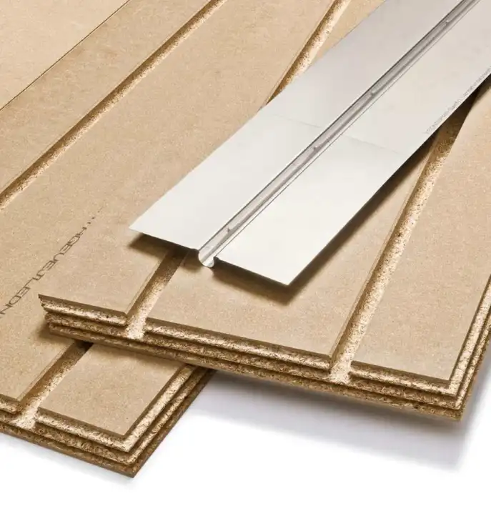 Novopan 38 mm. klimagulv lattialämmitykseen