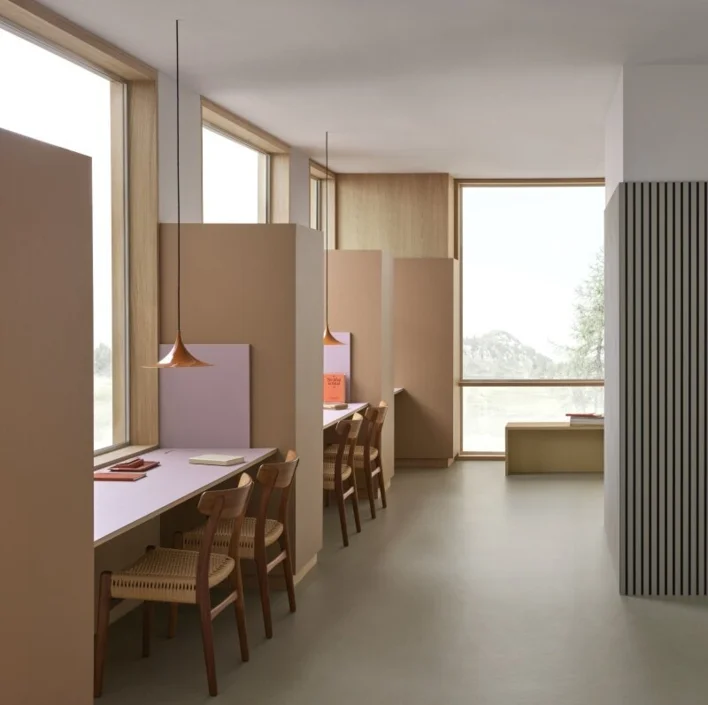 Pöytälinoleumi - Forbo Furniture Desktop Walnut