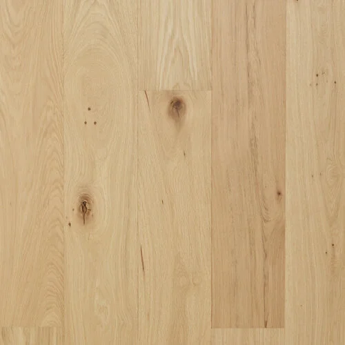 Timberman Slotsplank - Tammi Accent, harjattu, Ultramat-valkoinen lakka