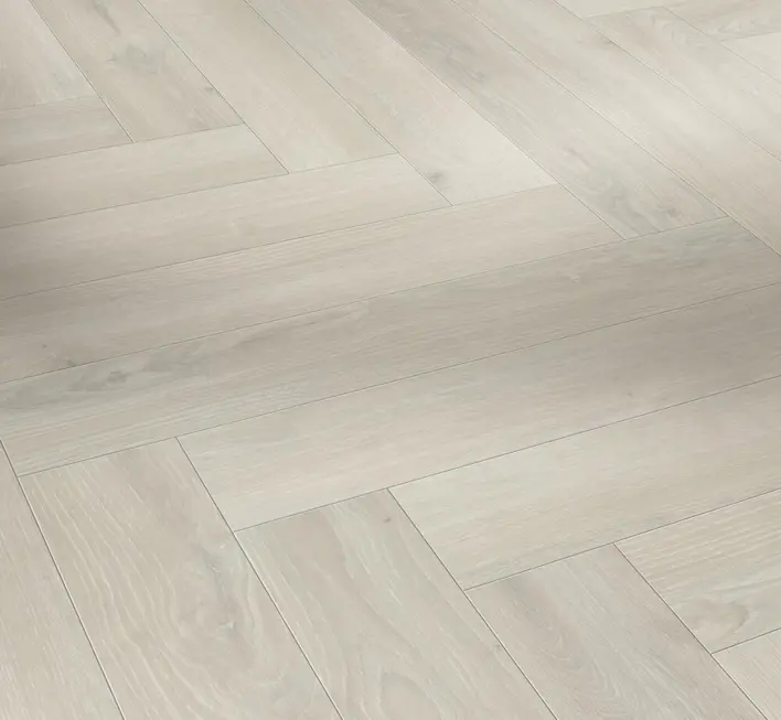 Parador Trendtime 3 - Tammi Skyline valkoinen, luonnollinen mattapinta, kalasruoto