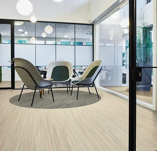 Marmoleum Striato - Black glacier