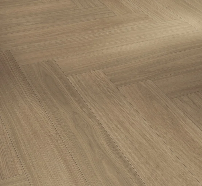 Parador Modular One - Tammi Artemis karamellinruskea, Elegantti rakenne, Kalasruoto