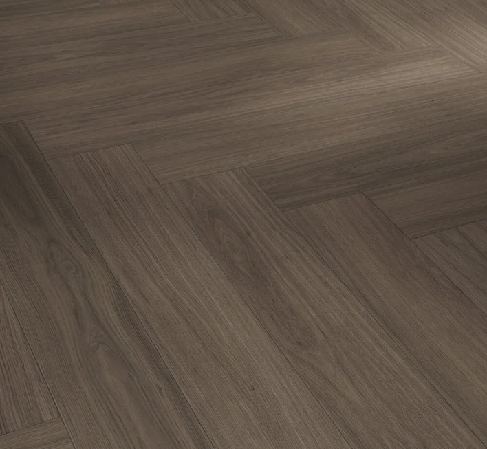 Parador Modular One - Tammi Artemis kahvinruskea, Elegantti rakenne, Kalasruoto