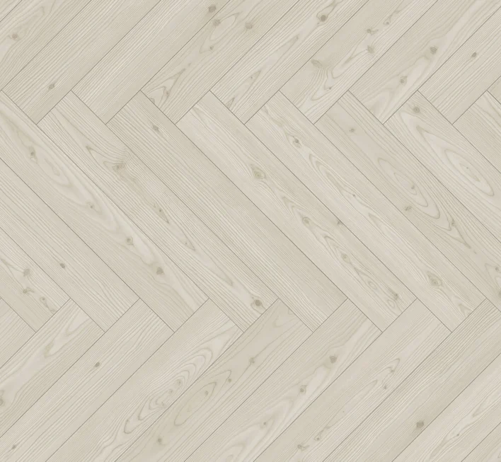 Parador Trendtime 3 - Lehtikuusi Yukon valkoinen, silkkimaton rakenne, kalanruoto