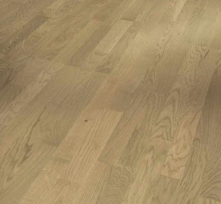 Puulattia Classic 3025 - Tammi Malbec kevyesti valkaistu, 3-lautainen valkoinen mattalakka