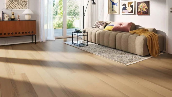 Haro lankkulattia - Saarni pastellikerma Universal harjattu nD