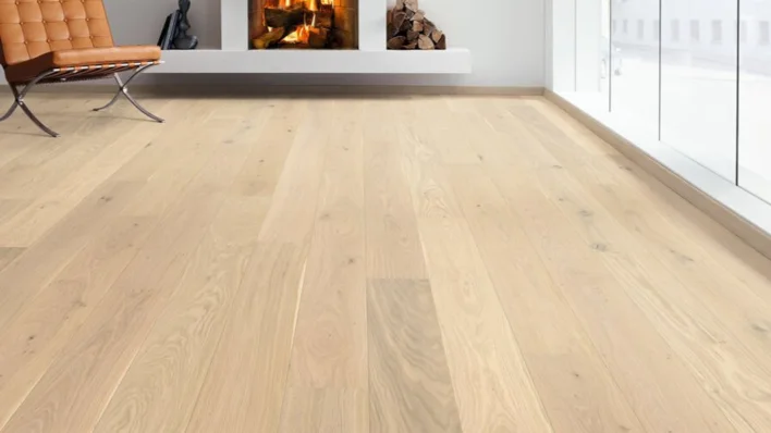 Haro lankkulattia - Tammi purovalkoinen Universal harjattu nL+