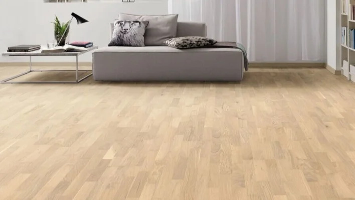 3-lankkuinen tammi vaaleanvalkoinen Farvorit harjattu nD