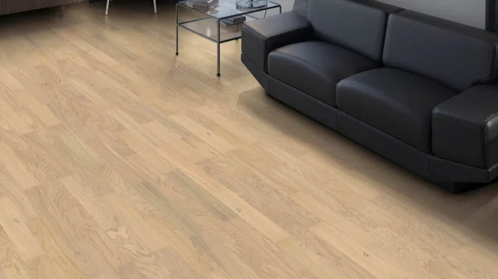 Silliluunparketti Allegro - Tammi vaaleanvalkoinen Objekt nD - Loppuunmyynti