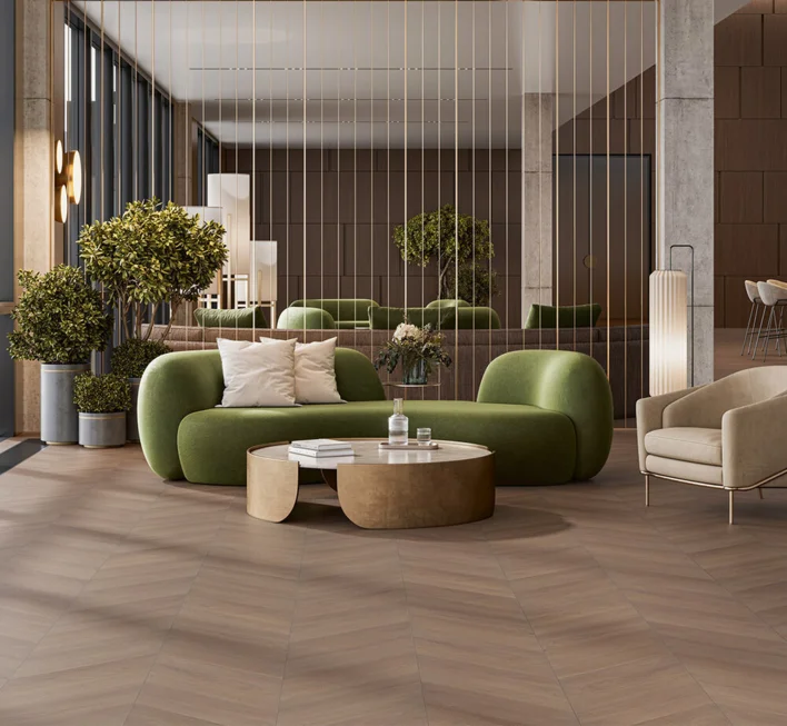 Parador Silliluu Trendtime 10 - Chevron 45°, Tammi Terra mattalakattu